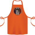 French Bodybuilding Flag Gym Training France Cotton Apron 100% Organic Orange