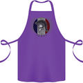 French Bodybuilding Flag Gym Training France Cotton Apron 100% Organic Purple