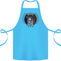 French Bodybuilding Flag Gym Training France Cotton Apron 100% Organic Turquoise