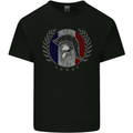 French Bodybuilding Flag Gym Training France Kids T-Shirt Childrens Black