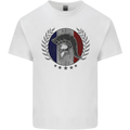 French Bodybuilding Flag Gym Training France Mens Cotton T-Shirt Tee Top White
