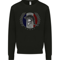 French Bodybuilding Flag Gym Training France Mens Sweatshirt Jumper Black