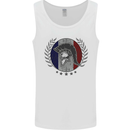 French Bodybuilding Flag Gym Training France Mens Vest Tank Top White