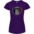 French Bodybuilding Flag Gym Training France Womens Petite Cut T-Shirt Purple