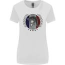 French Bodybuilding Flag Gym Training France Womens Wider Cut T-Shirt White