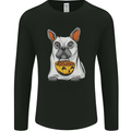 French Bulldog Ghost Dog Halloween Mens Long Sleeve T-Shirt Black