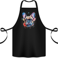 French Bulldog Watercolour Dog Cotton Apron 100% Organic Black