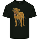 French Mastiff Dogue Bordeaux Dog Mens Cotton T-Shirt Tee Top Black