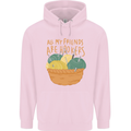 Friends Hookers Funny Crochet Knitting Childrens Kids Hoodie Light Pink