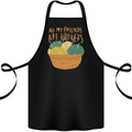 Friends Hookers Funny Crochet Knitting Cotton Apron 100% Organic Black