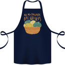 Friends Hookers Funny Crochet Knitting Cotton Apron 100% Organic Navy Blue