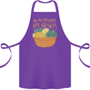 Friends Hookers Funny Crochet Knitting Cotton Apron 100% Organic Purple