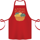 Friends Hookers Funny Crochet Knitting Cotton Apron 100% Organic Red