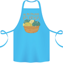 Friends Hookers Funny Crochet Knitting Cotton Apron 100% Organic Turquoise