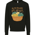 Friends Hookers Funny Crochet Knitting Kids Sweatshirt Jumper Black