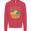 Friends Hookers Funny Crochet Knitting Kids Sweatshirt Jumper Heliconia