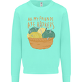 Friends Hookers Funny Crochet Knitting Kids Sweatshirt Jumper Peppermint