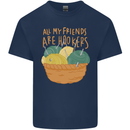 Friends Hookers Funny Crochet Knitting Kids T-Shirt Childrens Navy Blue