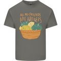 Friends Hookers Funny Crochet Knitting Mens Cotton T-Shirt Tee Top Charcoal