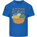 Friends Hookers Funny Crochet Knitting Mens Cotton T-Shirt Tee Top Royal Blue
