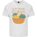 Friends Hookers Funny Crochet Knitting Mens Cotton T-Shirt Tee Top White