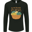 Friends Hookers Funny Crochet Knitting Mens Long Sleeve T-Shirt Black