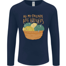 Friends Hookers Funny Crochet Knitting Mens Long Sleeve T-Shirt Navy Blue