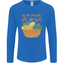 Friends Hookers Funny Crochet Knitting Mens Long Sleeve T-Shirt Royal Blue