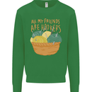 Friends Hookers Funny Crochet Knitting Mens Sweatshirt Jumper Irish Green