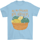 Friends Hookers Funny Crochet Knitting Mens T-Shirt 100% Cotton Light Blue