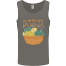 Friends Hookers Funny Crochet Knitting Mens Vest Tank Top Charcoal