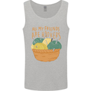 Friends Hookers Funny Crochet Knitting Mens Vest Tank Top Sports Grey