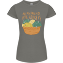 Friends Hookers Funny Crochet Knitting Womens Petite Cut T-Shirt Charcoal