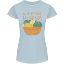 Friends Hookers Funny Crochet Knitting Womens Petite Cut T-Shirt Light Blue