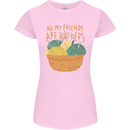 Friends Hookers Funny Crochet Knitting Womens Petite Cut T-Shirt Light Pink