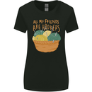Friends Hookers Funny Crochet Knitting Womens Wider Cut T-Shirt Black