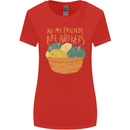 Friends Hookers Funny Crochet Knitting Womens Wider Cut T-Shirt Red