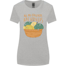 Friends Hookers Funny Crochet Knitting Womens Wider Cut T-Shirt Sports Grey