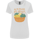 Friends Hookers Funny Crochet Knitting Womens Wider Cut T-Shirt White