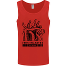 From the Obyss I Come Kraken Octopus Cthulhu Mens Vest Tank Top Red
