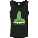 Fucktus Funny Cactus House Plants Offensive Mens Vest Tank Top Black
