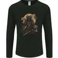 Full Armour Fantasy Samurai Warrior Mens Long Sleeve T-Shirt Black