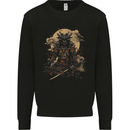 Full Armour Fantasy Samurai Warrior Mens Sweatshirt Jumper Black