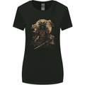 Full Armour Fantasy Samurai Warrior Womens Wider Cut T-Shirt Black