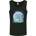 Full Moon Horse Riding Equestrian Mens Vest Tank Top Black