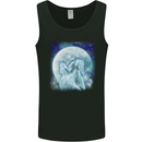 Full Moon Horse Riding Equestrian Mens Vest Tank Top Black