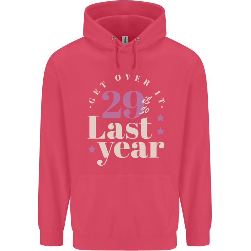 Funny 30th Birthday 29 is So Last Year Childrens Kids Hoodie Heliconia