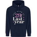 Funny 30th Birthday 29 is So Last Year Childrens Kids Hoodie Navy Blue