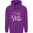 Funny 30th Birthday 29 is So Last Year Childrens Kids Hoodie Purple