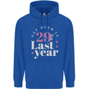 Funny 30th Birthday 29 is So Last Year Childrens Kids Hoodie Royal Blue